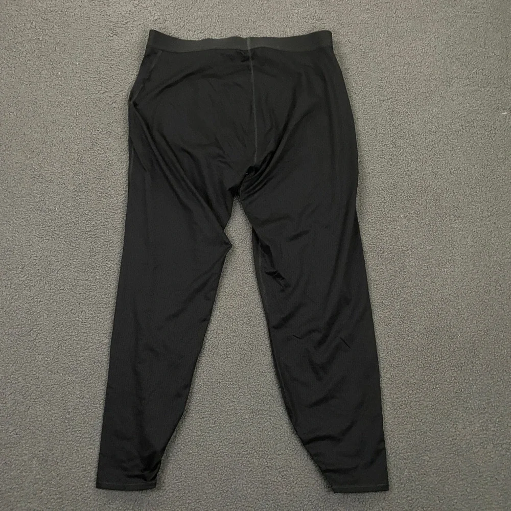 REI Co-op Leggings Mens Large Black Base Layer Thermal Cropped Layering
